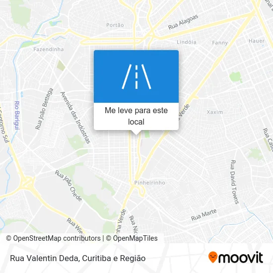 Rua Valentin Deda mapa