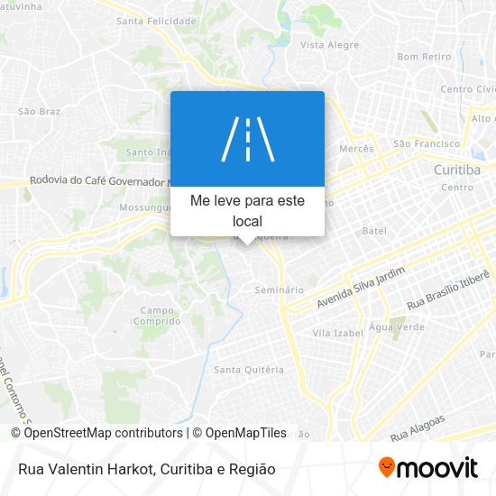Rua Valentin Harkot mapa