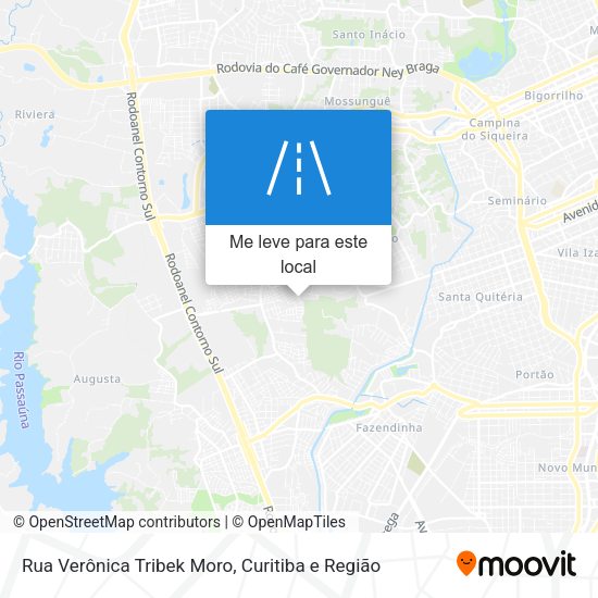 Rua Verônica Tribek Moro mapa