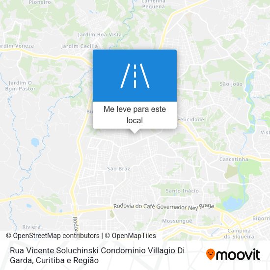 Rua Vicente Soluchinski Condominio Villagio Di Garda mapa