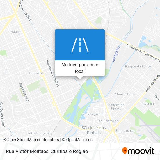 Rua Victor Meireles mapa