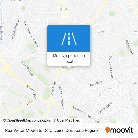 Rua Victor Modesto De Oliveira mapa