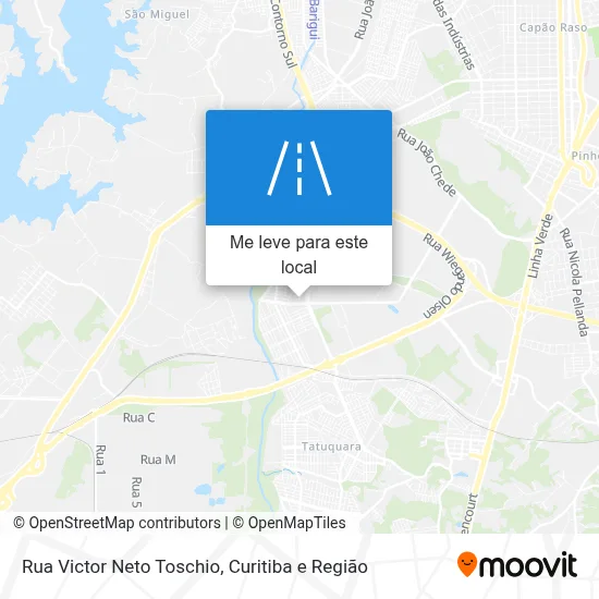 Rua Victor Neto Toschio mapa