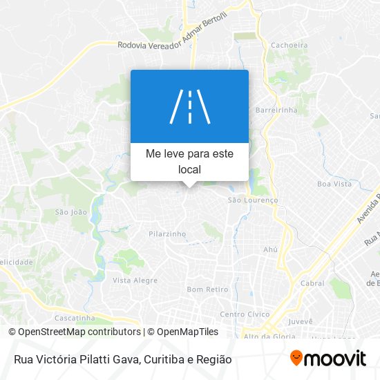 Rua Victória Pilatti Gava mapa