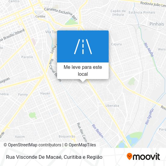 Rua Visconde De Macaé mapa