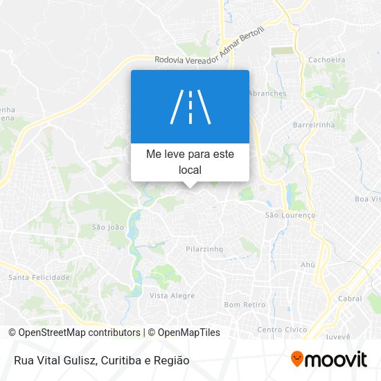 Rua Vital Gulisz mapa
