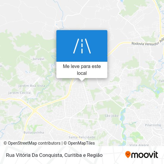 Rua Vitória Da Conquista mapa