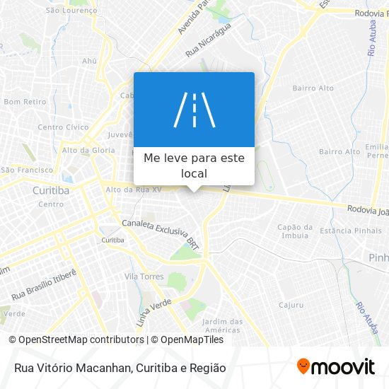 Rua Vitório Macanhan mapa