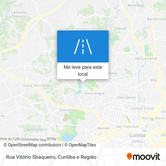 Rua Vitório Sbaqueiro mapa