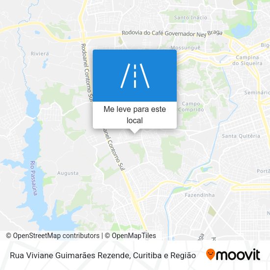 Rua Viviane Guimarães Rezende mapa