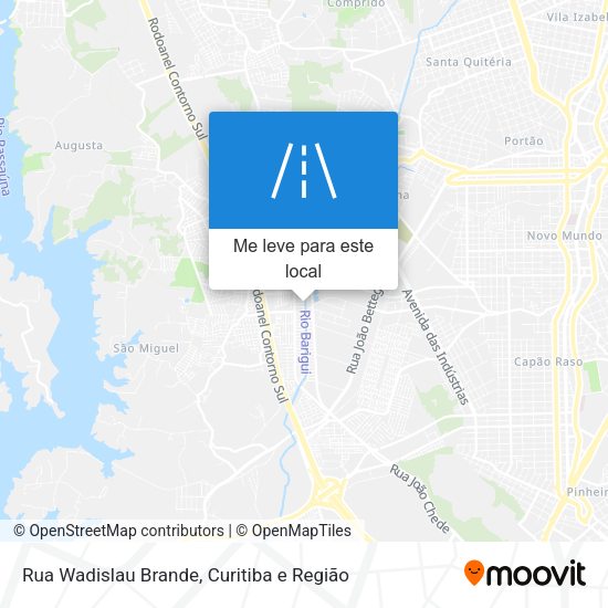 Rua Wadislau Brande mapa