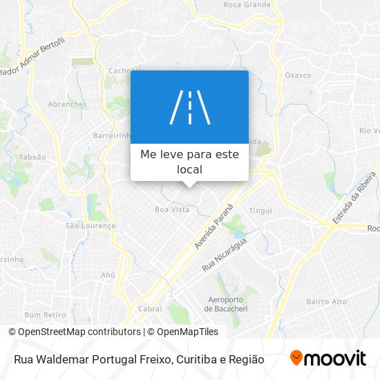 Rua Waldemar Portugal Freixo mapa