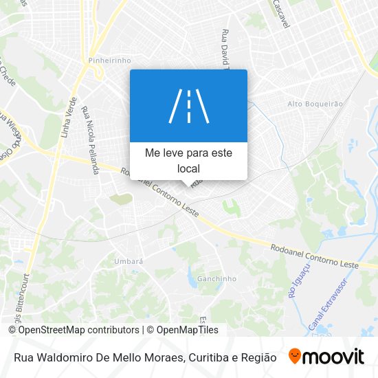 Rua Waldomiro De Mello Moraes mapa