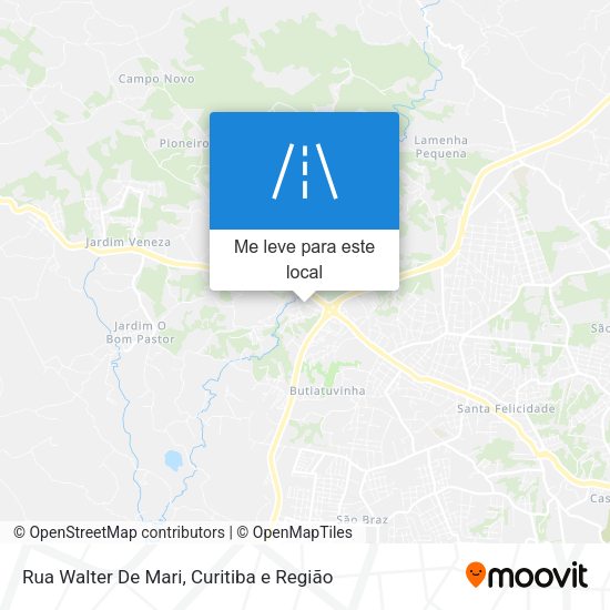 Rua Walter De Mari mapa
