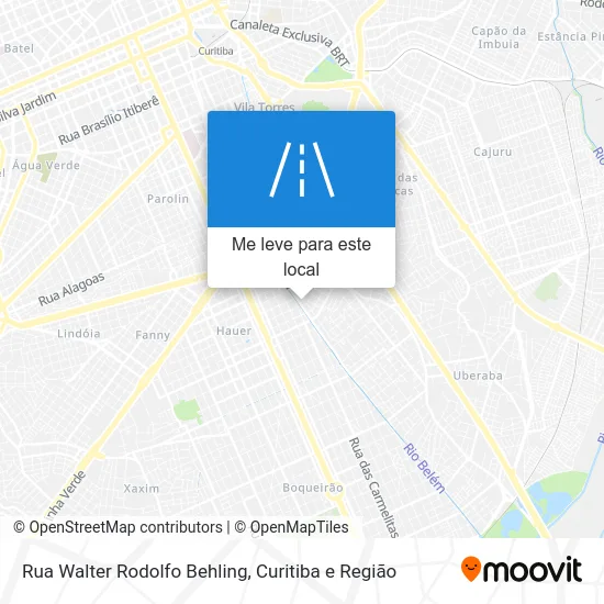 Rua Walter Rodolfo Behling mapa