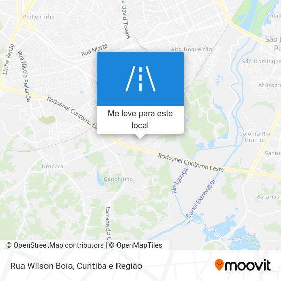 Rua Wilson Boia mapa