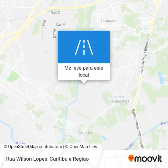 Rua Wilson Lopes mapa