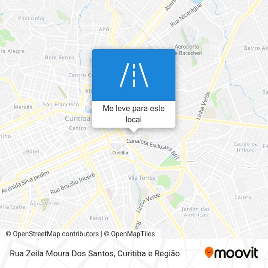 Rua Zeila Moura Dos Santos mapa