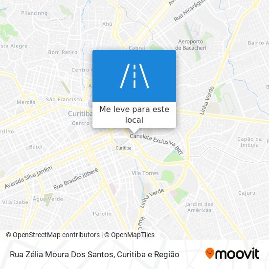 Rua Zélia Moura Dos Santos mapa