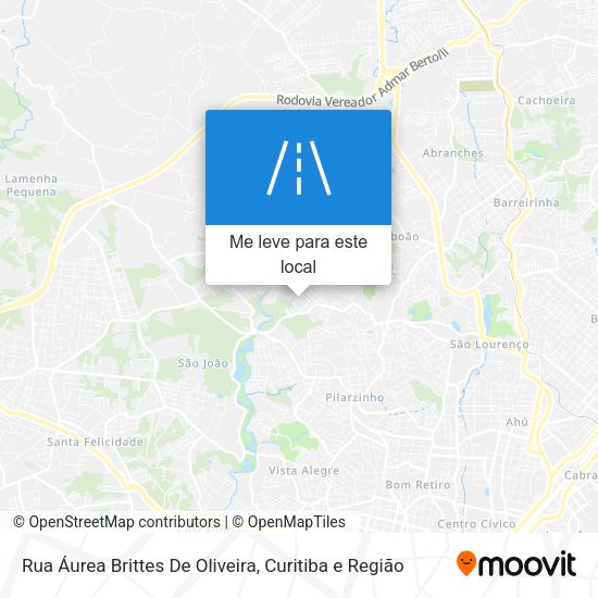 Rua Áurea Brittes De Oliveira mapa