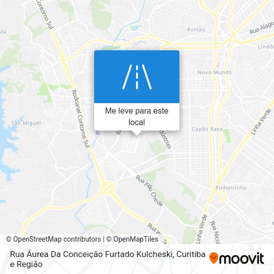 Rua Áurea Da Conceição Furtado Kulcheski mapa