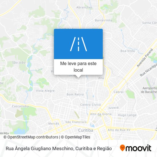 Rua Ângela Giugliano Meschino mapa