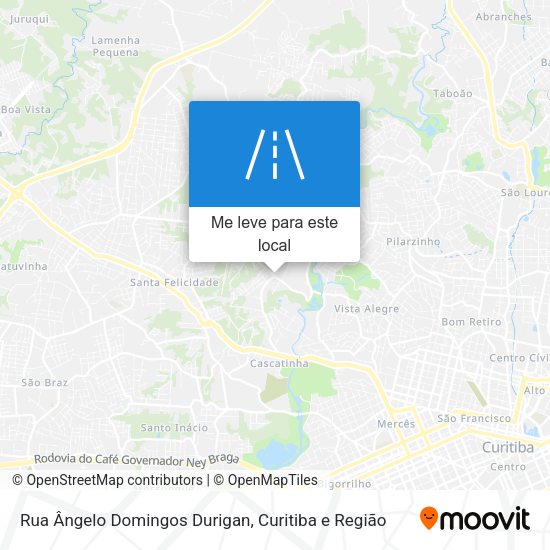 Rua Ângelo Domingos Durigan mapa
