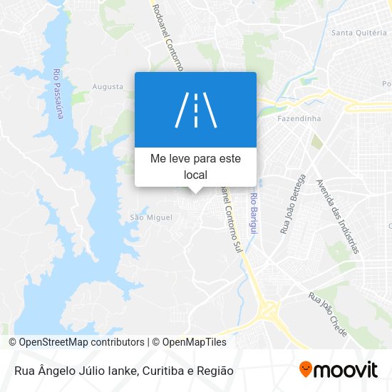 Rua Ângelo Júlio Ianke mapa