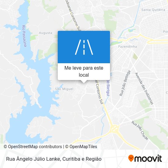 Rua Ângelo Júlio Lanke mapa