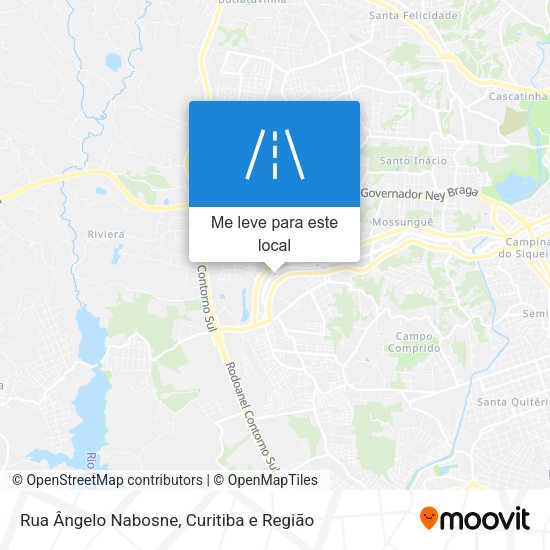 Rua Ângelo Nabosne mapa