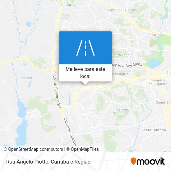 Rua Ângelo Piotto mapa