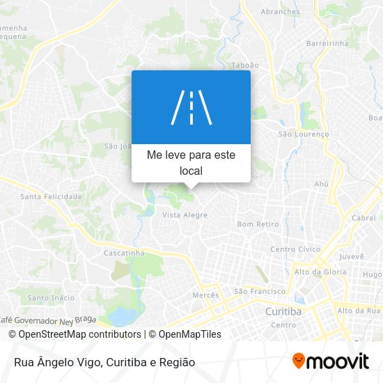 Rua Ângelo Vigo mapa