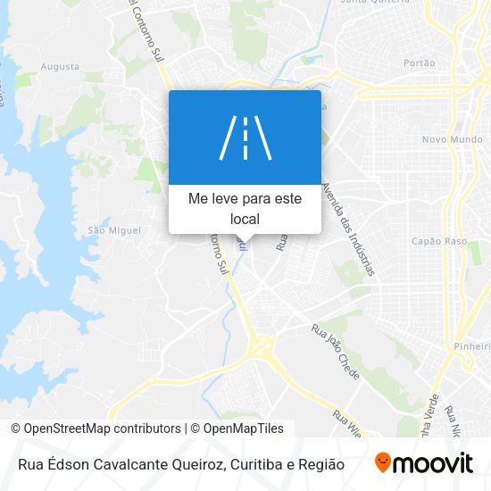 Rua Édson Cavalcante Queiroz mapa