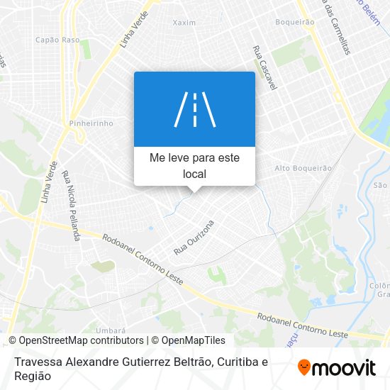 Travessa Alexandre Gutierrez Beltrão mapa