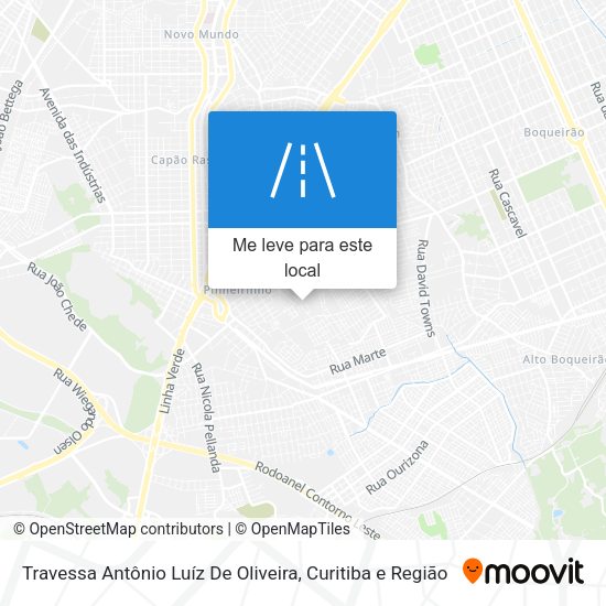 Travessa Antônio Luíz De Oliveira mapa