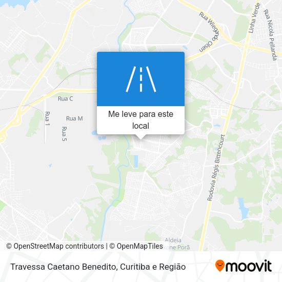 Travessa Caetano Benedito mapa
