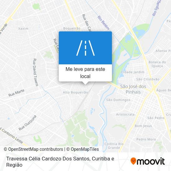 Travessa Célia Cardozo Dos Santos mapa