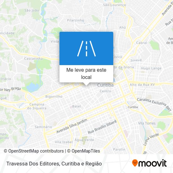 Travessa Dos Editores mapa