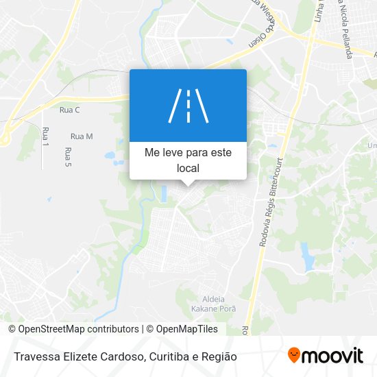 Travessa Elizete Cardoso mapa