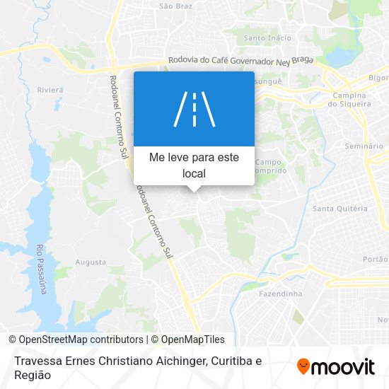 Travessa Ernes Christiano Aichinger mapa