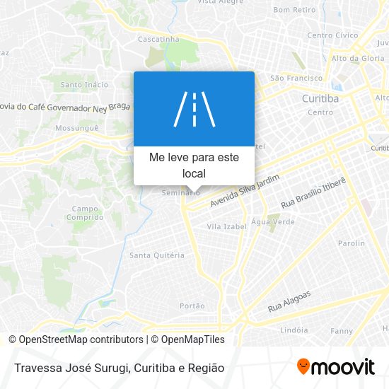 Travessa José Surugi mapa