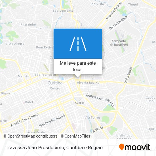 Travessa João Prosdócimo mapa