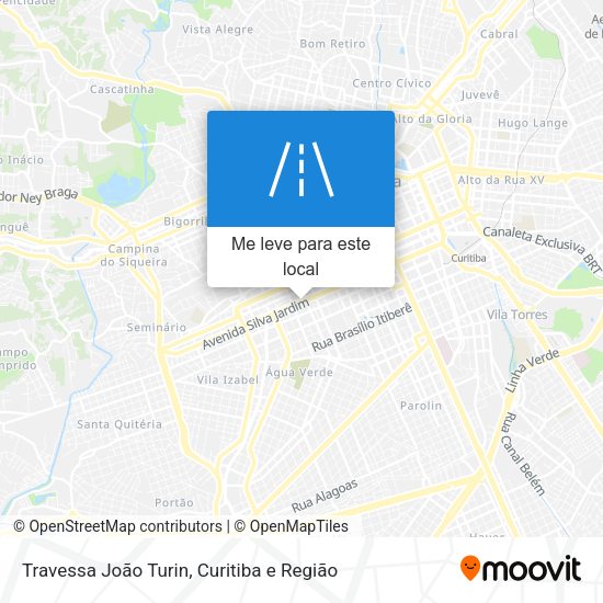 Travessa João Turin mapa