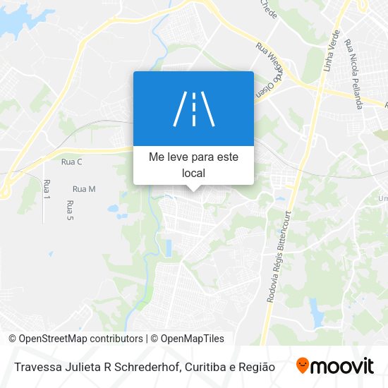 Travessa Julieta R Schrederhof mapa