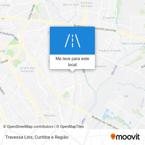 Travessa Lins mapa