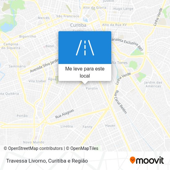 Travessa Livorno mapa