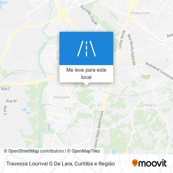 Travessa Lourival G De Lara mapa