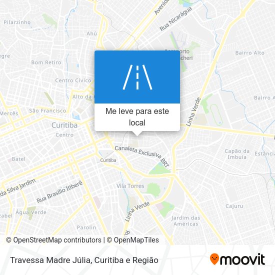 Travessa Madre Júlia mapa