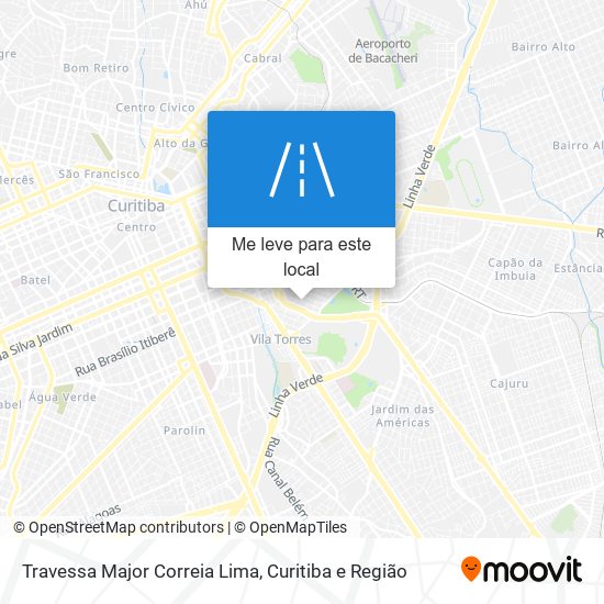 Travessa Major Correia Lima mapa