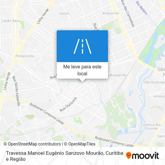 Travessa Manoel Eugênio Sanzovo Mourão mapa